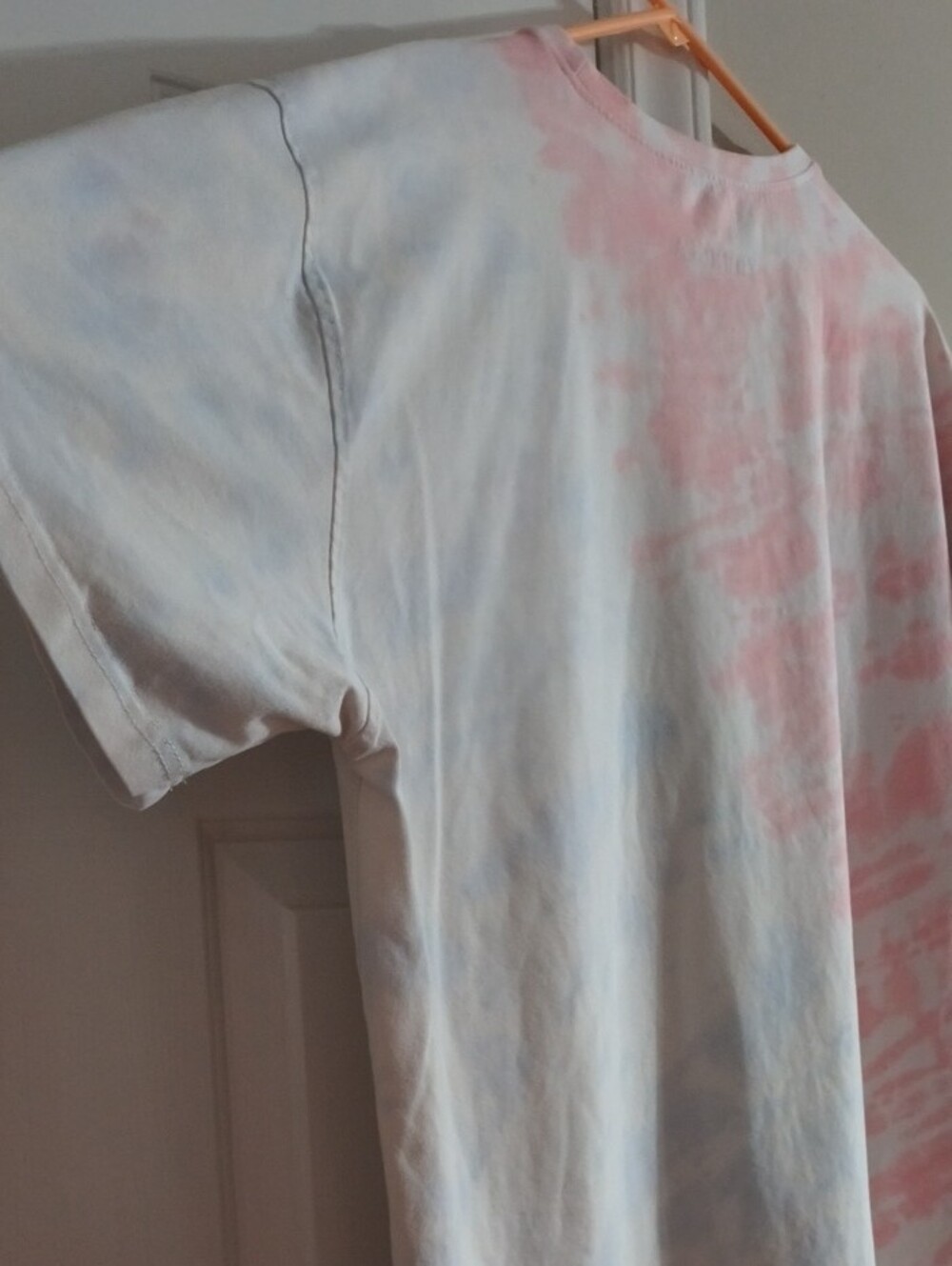 YoungLA Pink & Light Blue Tie-Dye Floral Hummingbird Tee - Picture 7 of 8